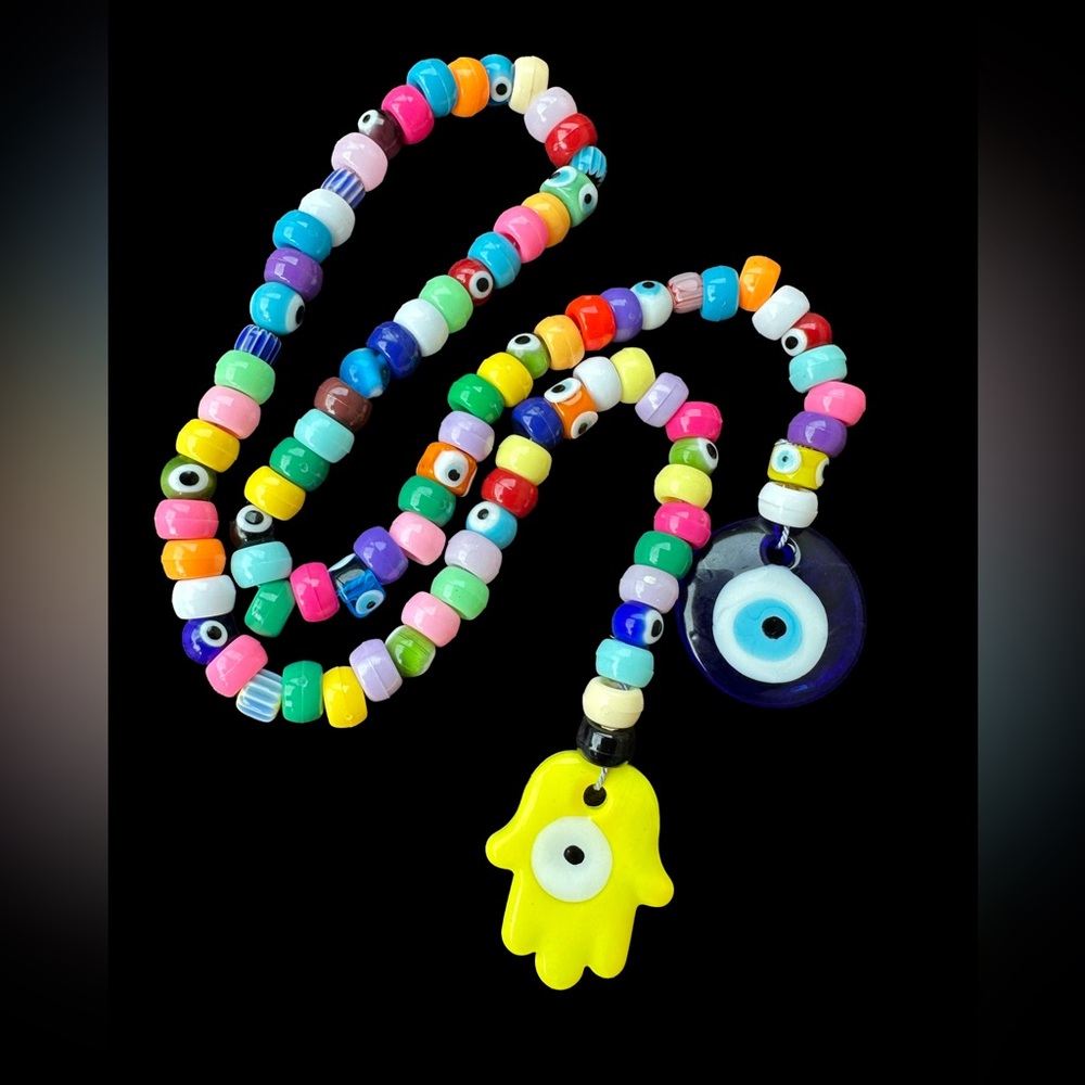 Evil Eye charm  Protection bag chain.